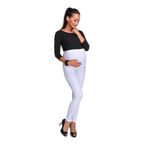 skpabo Winter Maternity Leggings with Fleece Warm Leggings for Pregnant  Women Maternity Trousers S-XXL 