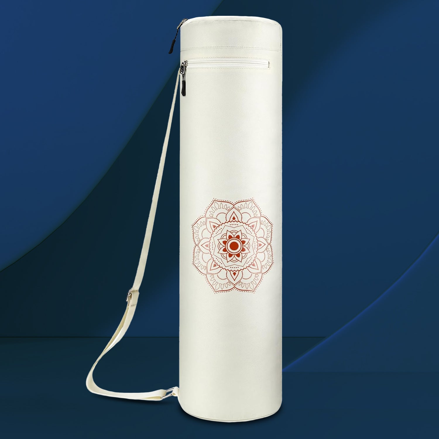 White yoga mat  bag