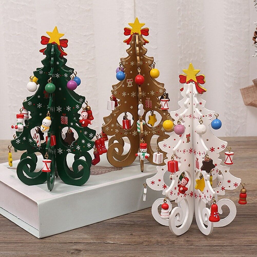 Wooden Christmas Trees UK