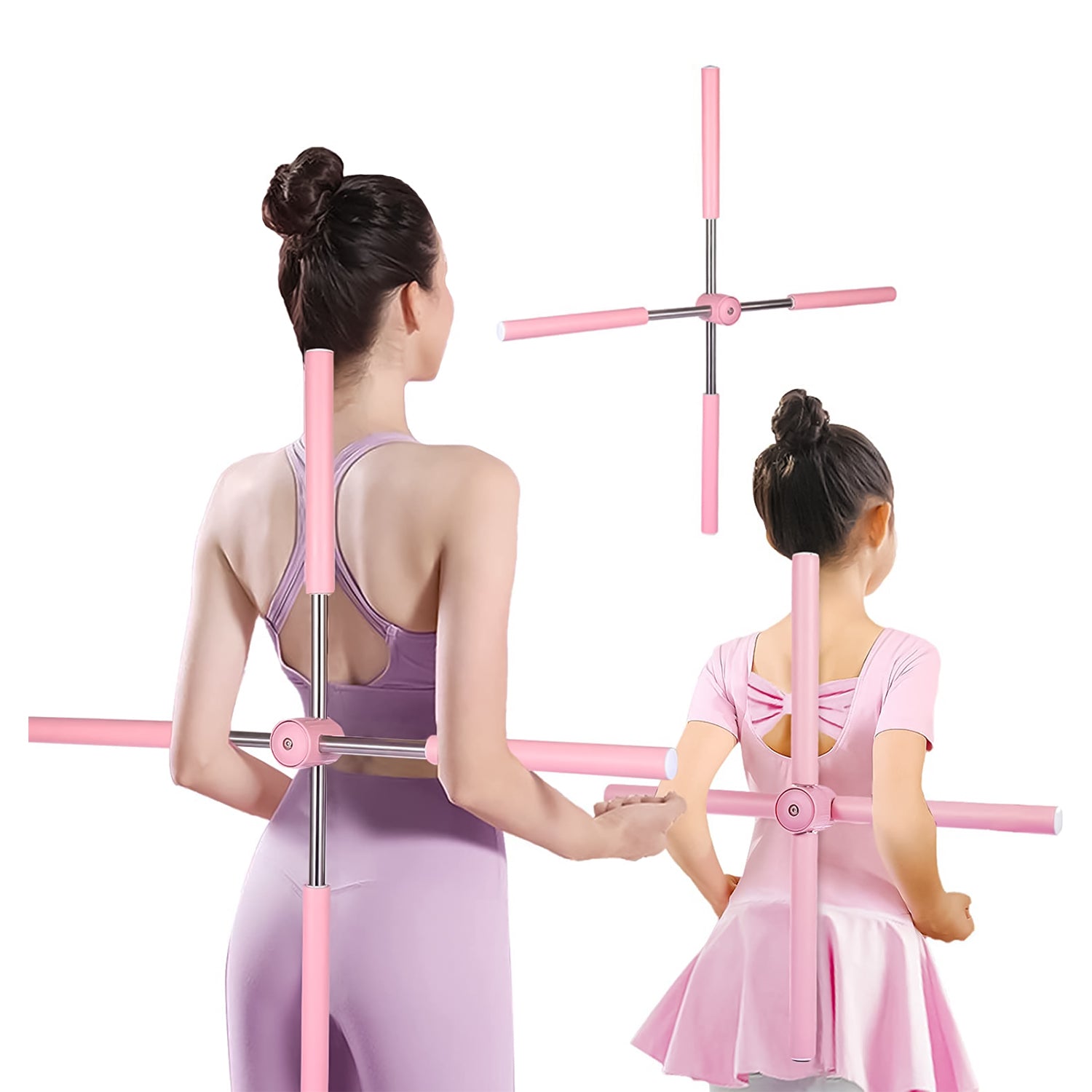 BodyTree Posture Corrector Yoga Cross Stick - Compact