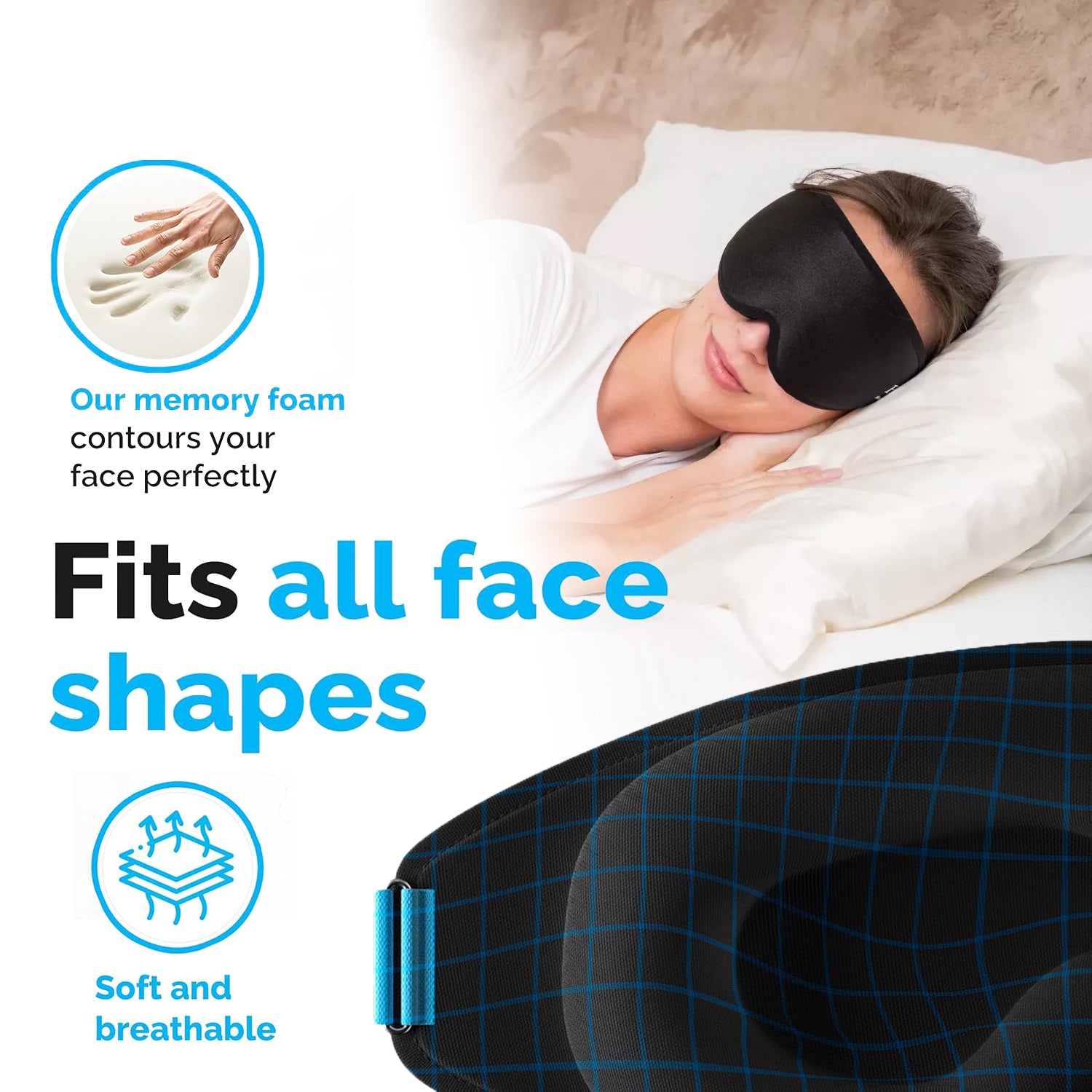 Zero Eye Pressure sleep mask 