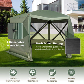 6-Sided Camping Gazebo