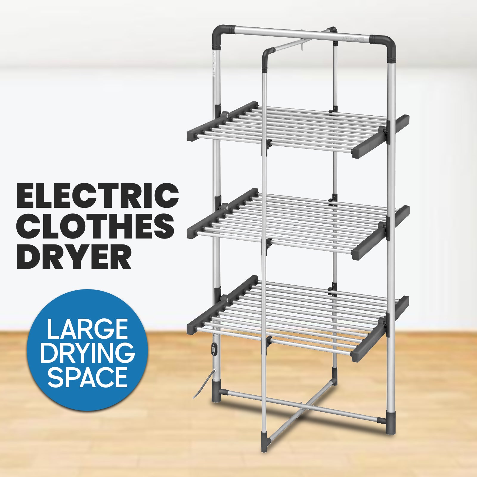 clothes airer with heater