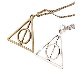 deathly hallows Necklace Bronze