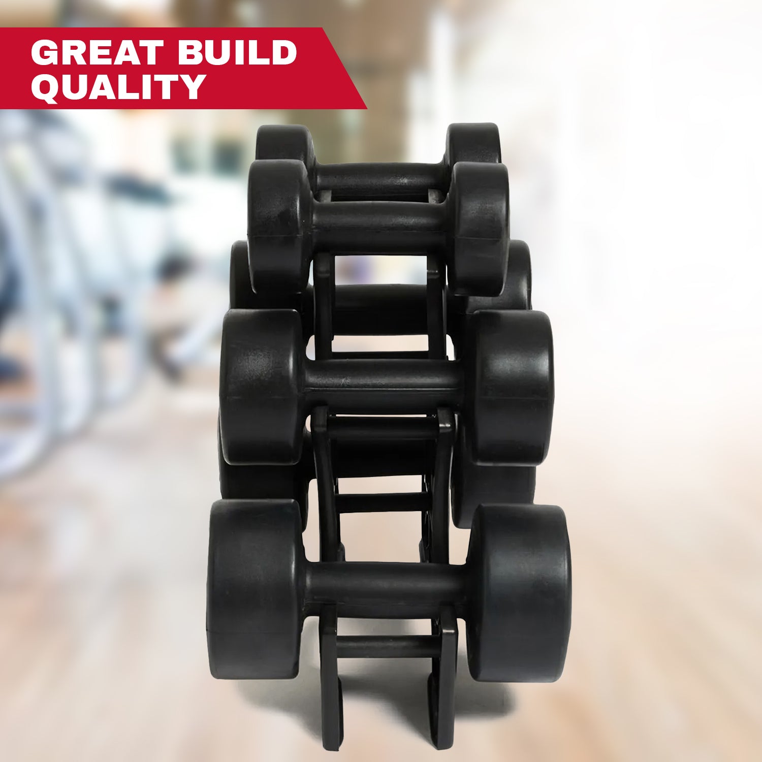 dumbbell sets with rack