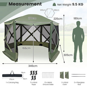  Hub Tent with Portable