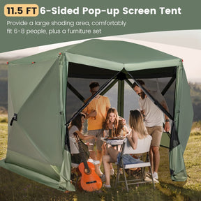 Gazebo Instant Setup Hub Tent with Portable 