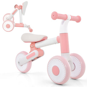 Baby Balance Bike Toddler Walker Training Bicycle with Adjustable Seat