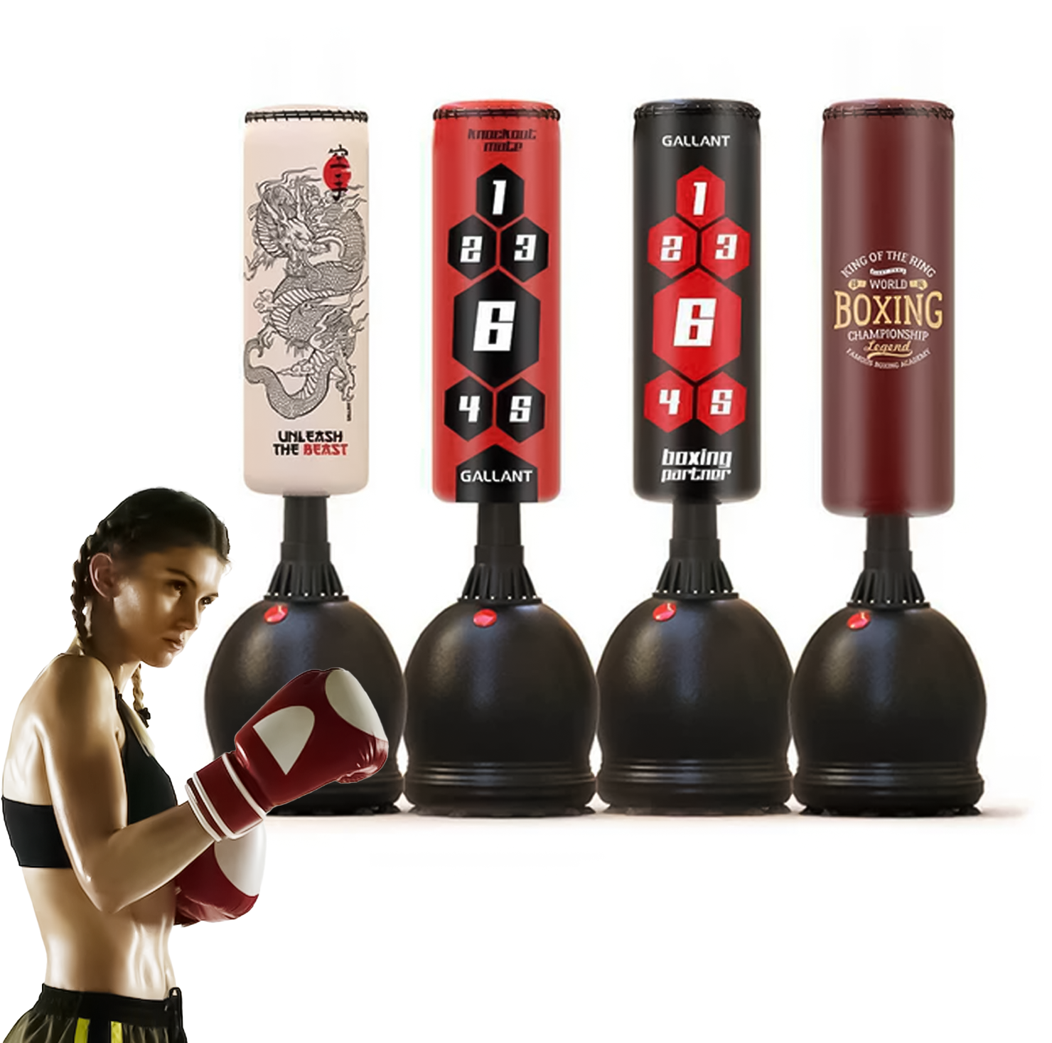 Free Standing Kickboxing Bags