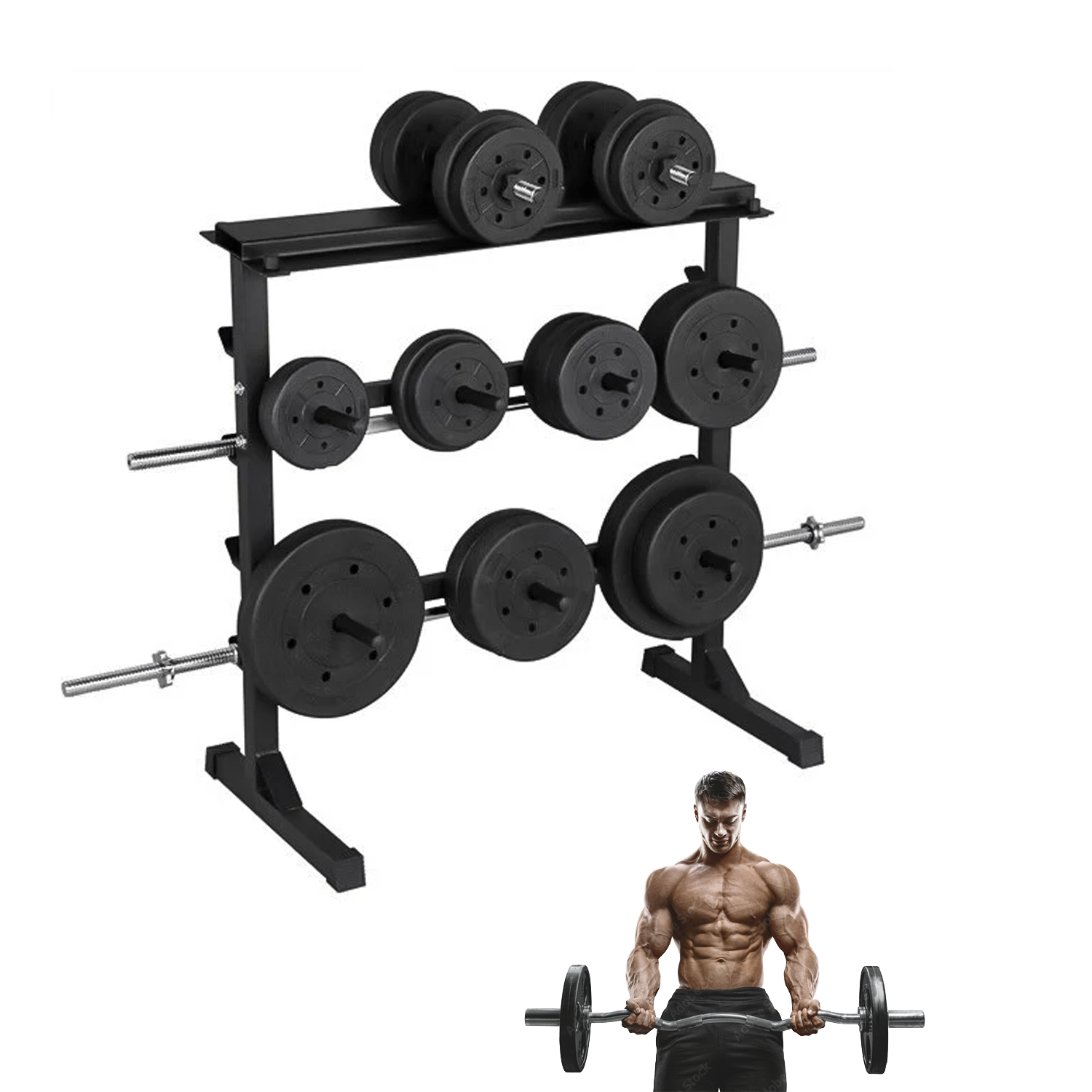 Weight Plates Storage Rack