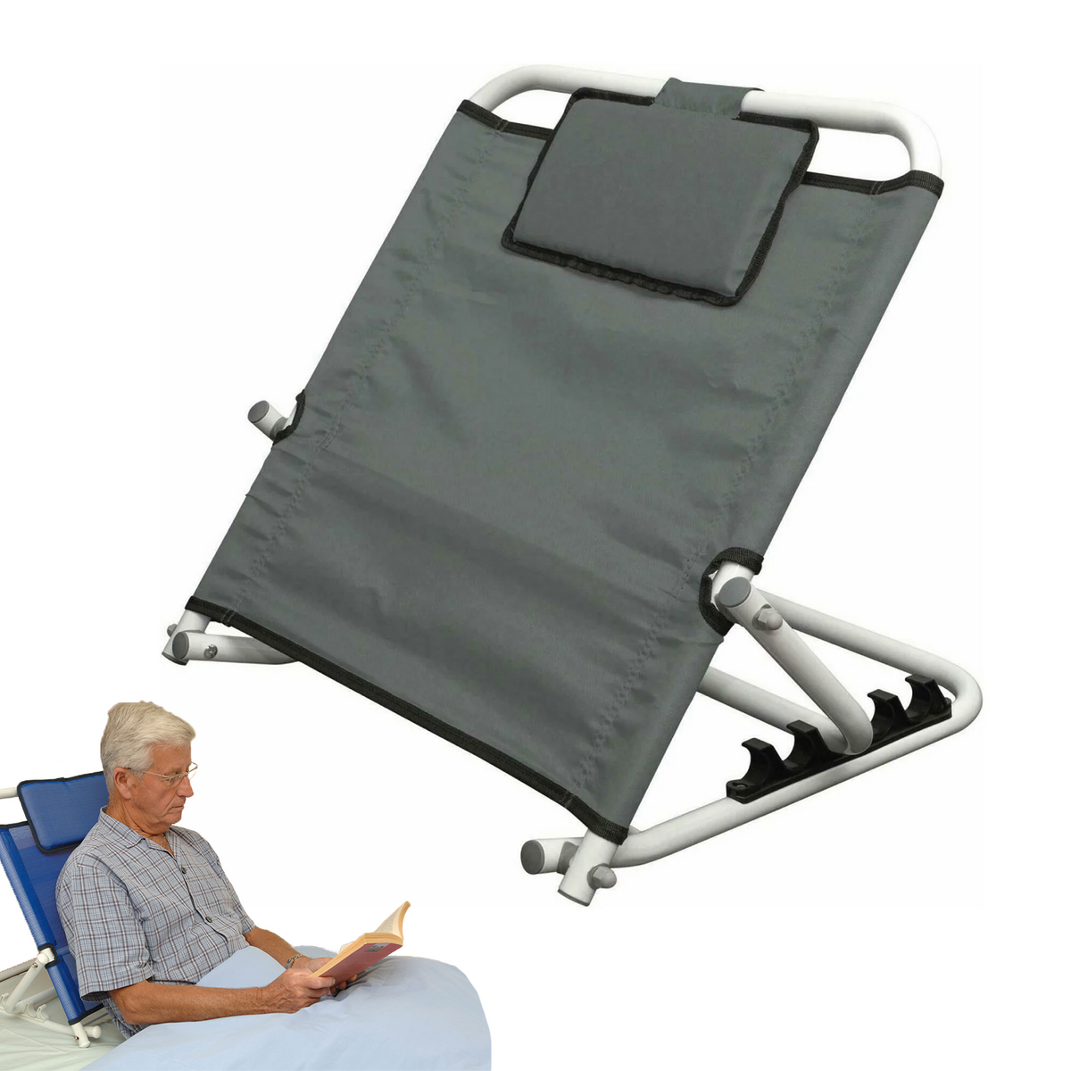 Adjustable Back Support for Bed