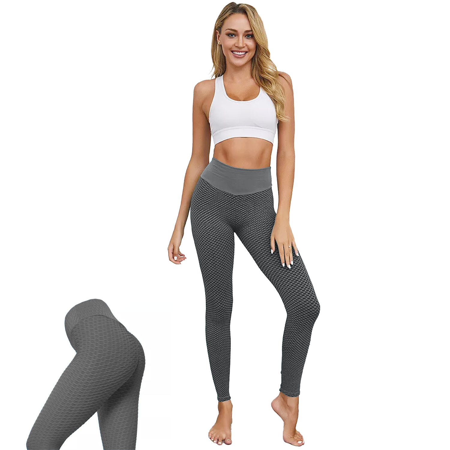 Anti Cellulite Leggings- Grey