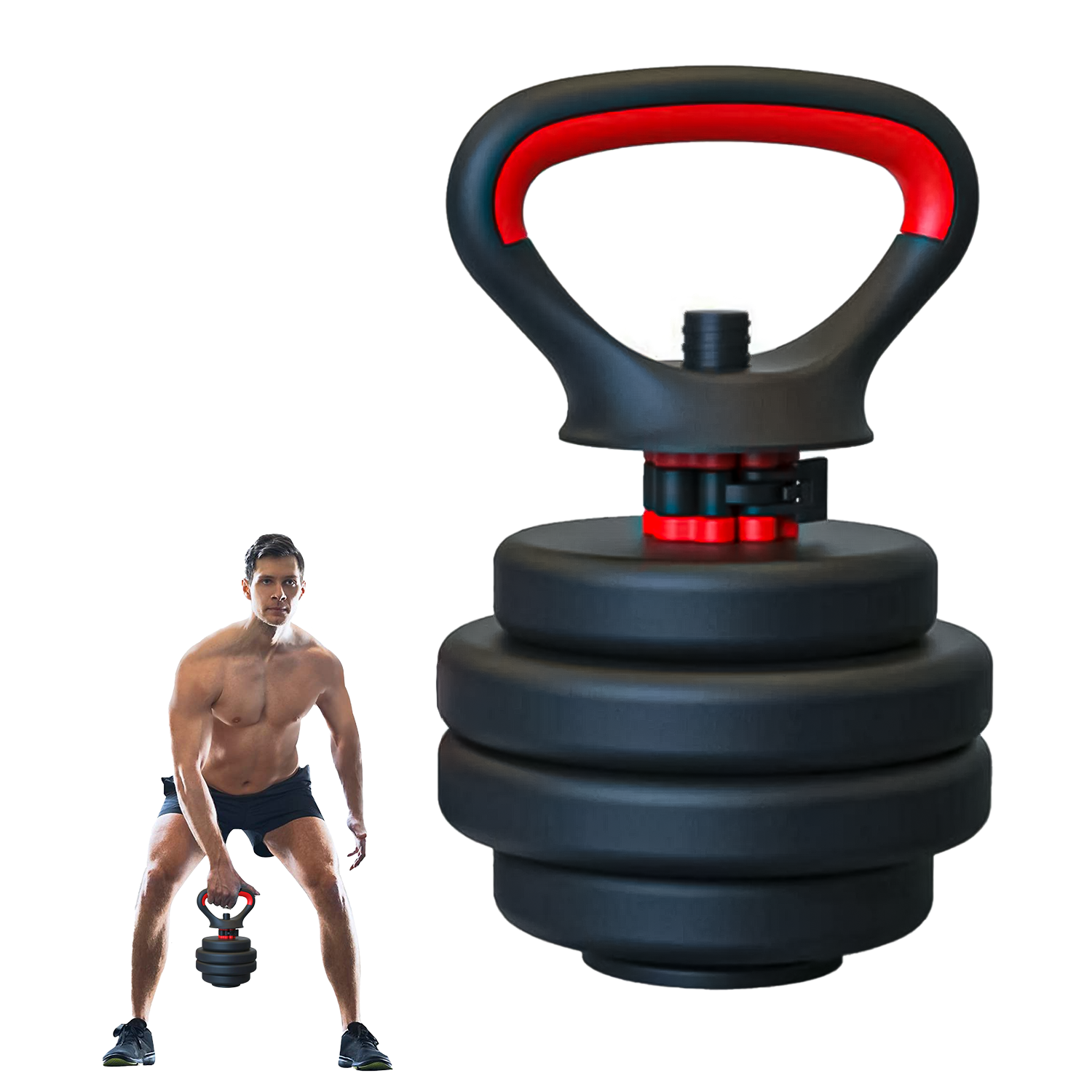 Adjustable Kettlebell Handle - Adjustable Kettlebell Grip for Fitness Gym