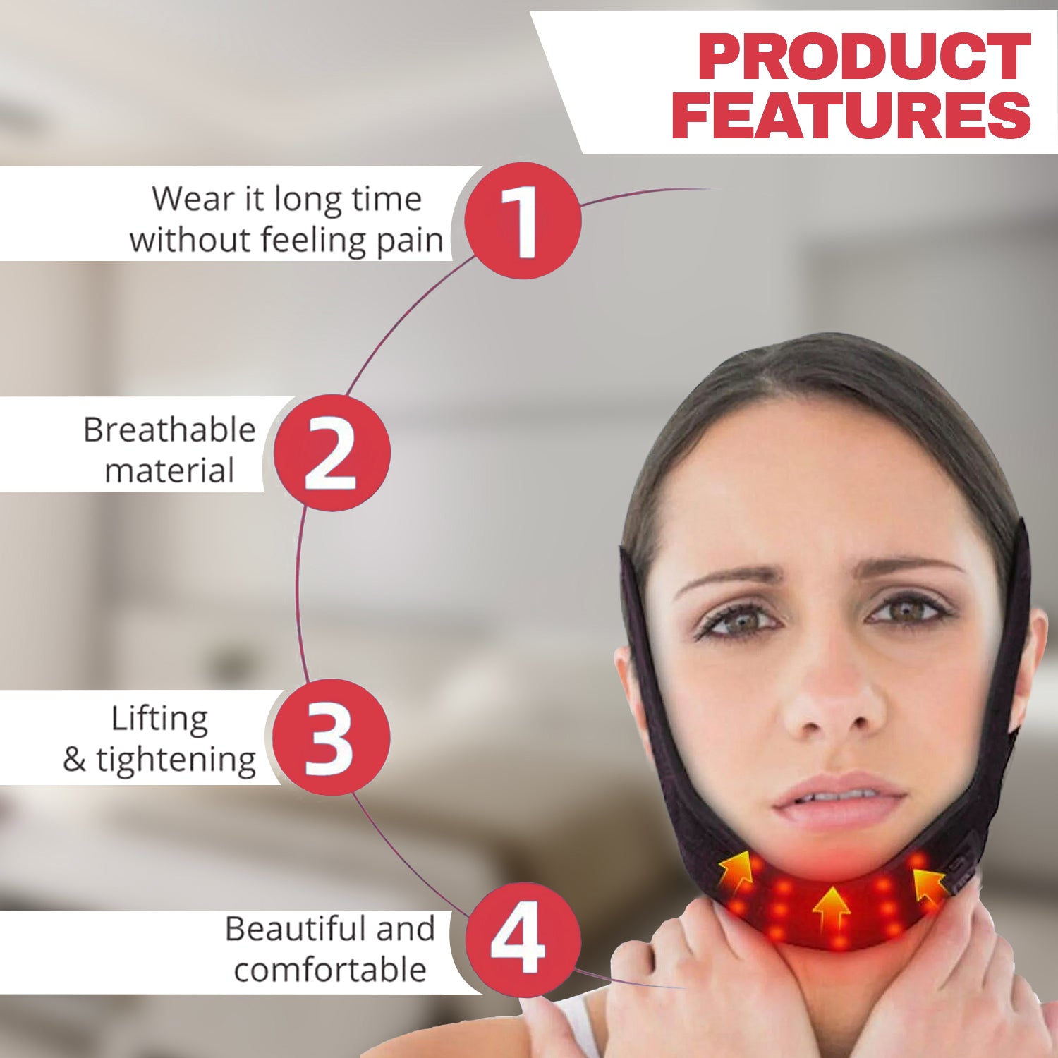 red light therapy belt for slim chin