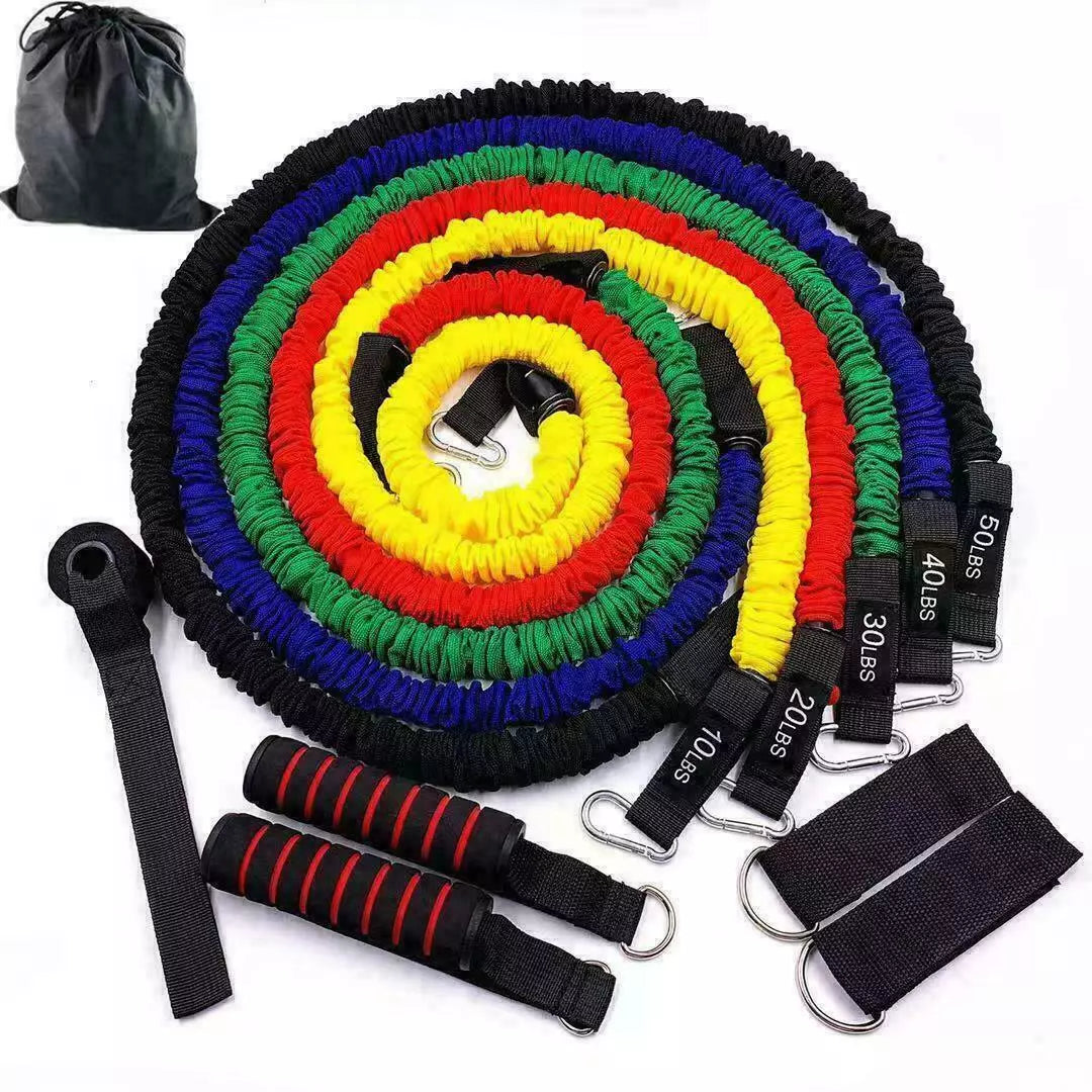 Home Portable Gym - Portable Home Gym Kit And Resistance Bands Home Fitness Workout Bodybuilding Set