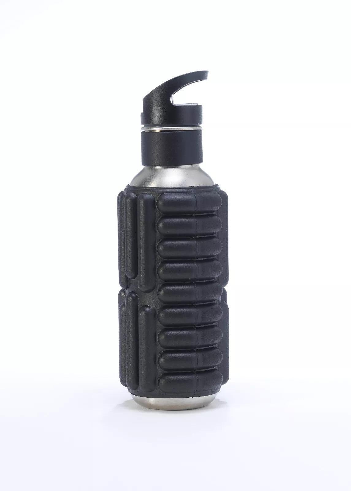 Foam Roller Water Bottle - 0.8L to 1.2L Sustainable Ecofriendly Flip Straw Roller Drink Bottle