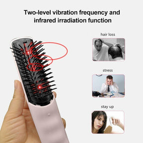 Electric Scalp Massager for Hair Growth - Electric Infrared Laser Hair Growth Head Scalp Vibrating Massager Comb Brush