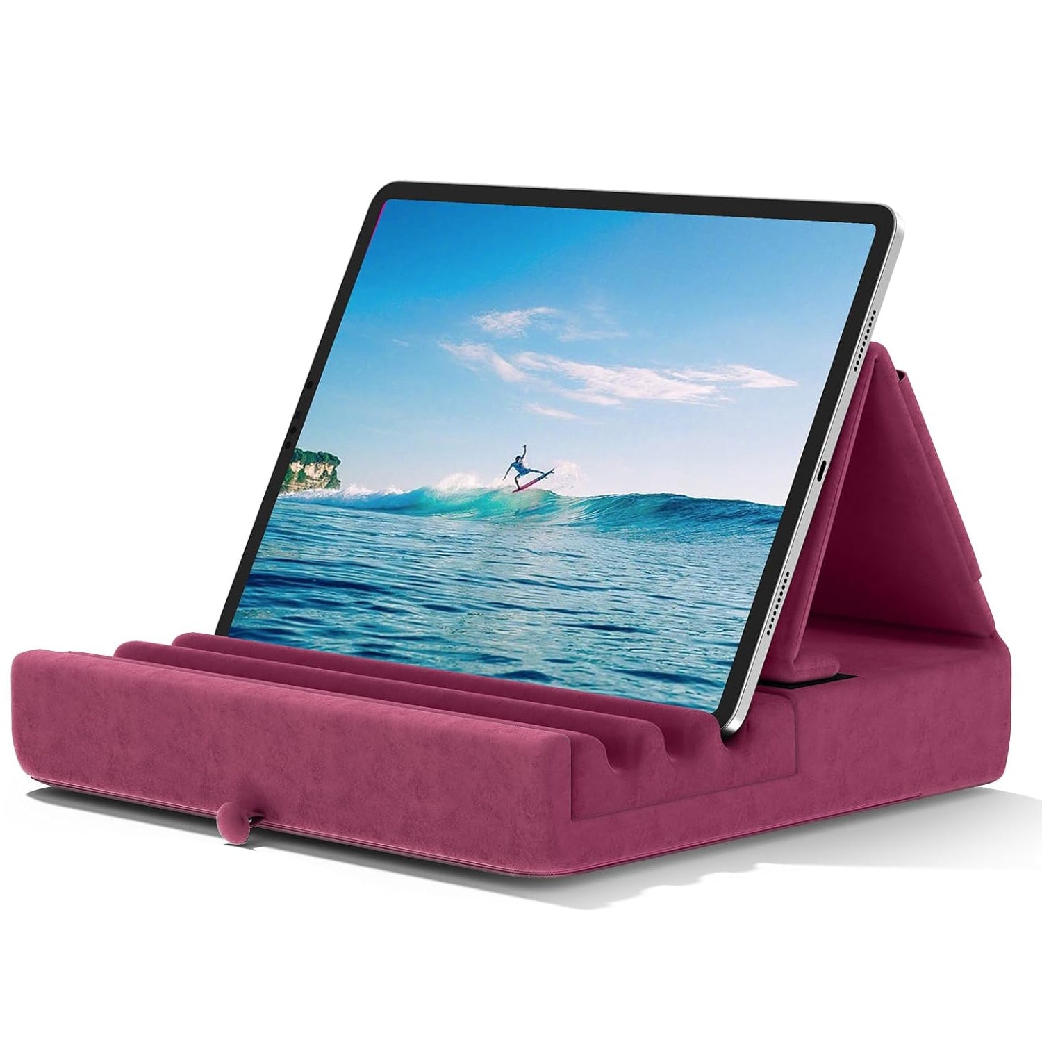 tablet pillow stand magenta