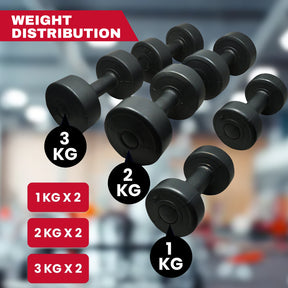 weight set and rack