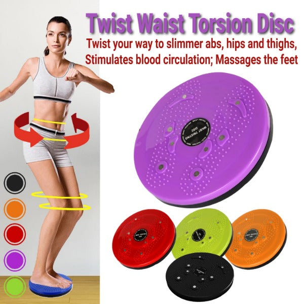 9 MIN WAIST TWISTING DISC WORKOUT Pt 4 l 11 toning exercises with