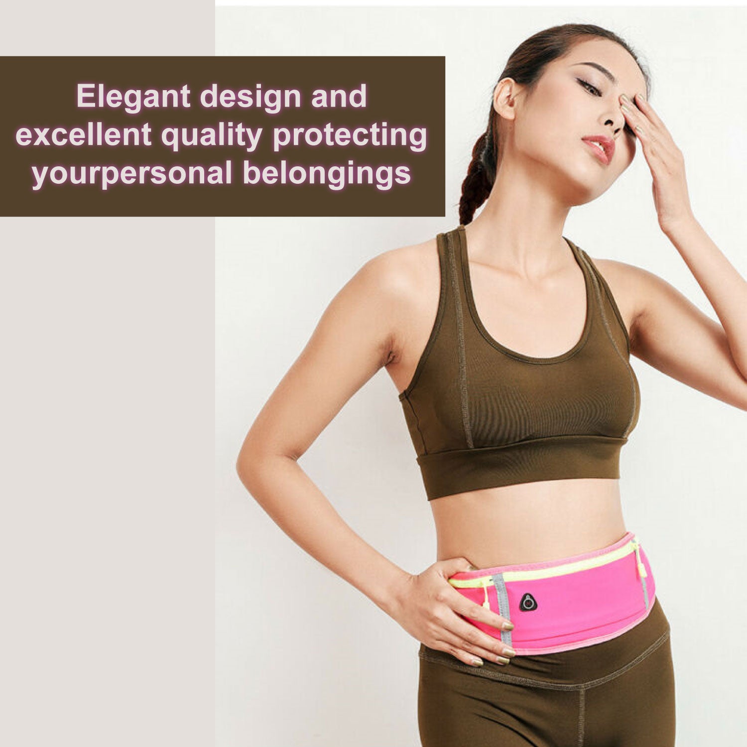 Fitness belt clearance bag