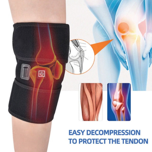 Heated Knee Brace - Electric Therapeutic Heating Pad | Hot Deals ...