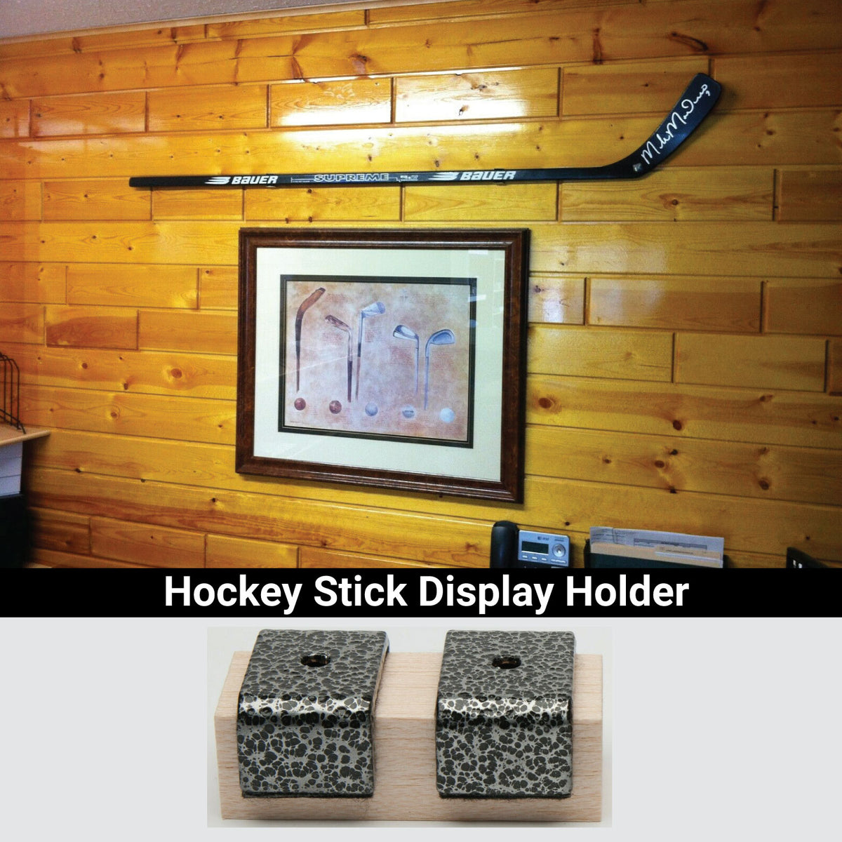 Hockey Stick Holder Wall 1