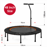 Rebounder Mini Trampoline - 40” Rebounder Mini Fitness Trampoline,