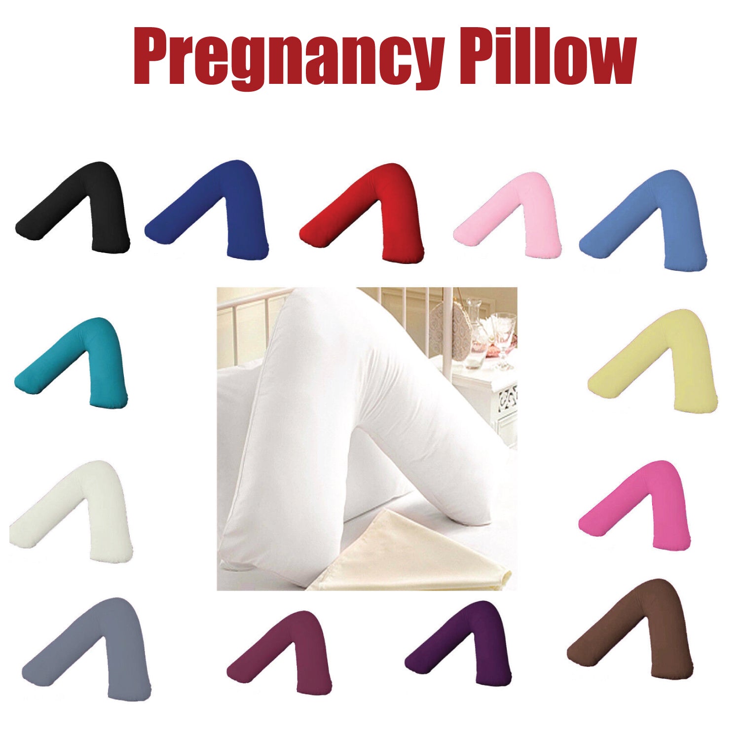 V Shape Pillow Case