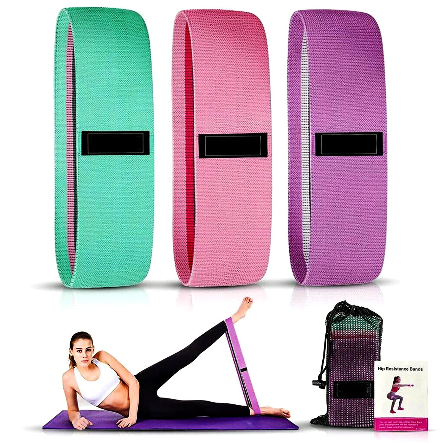 Yoga Straps for Stretching - Yoga Strap, Multi-Loop Stretching Strap,  Elastic Yoga Stretch Strap, Pilates, Exercise, Dance and Gymnastics