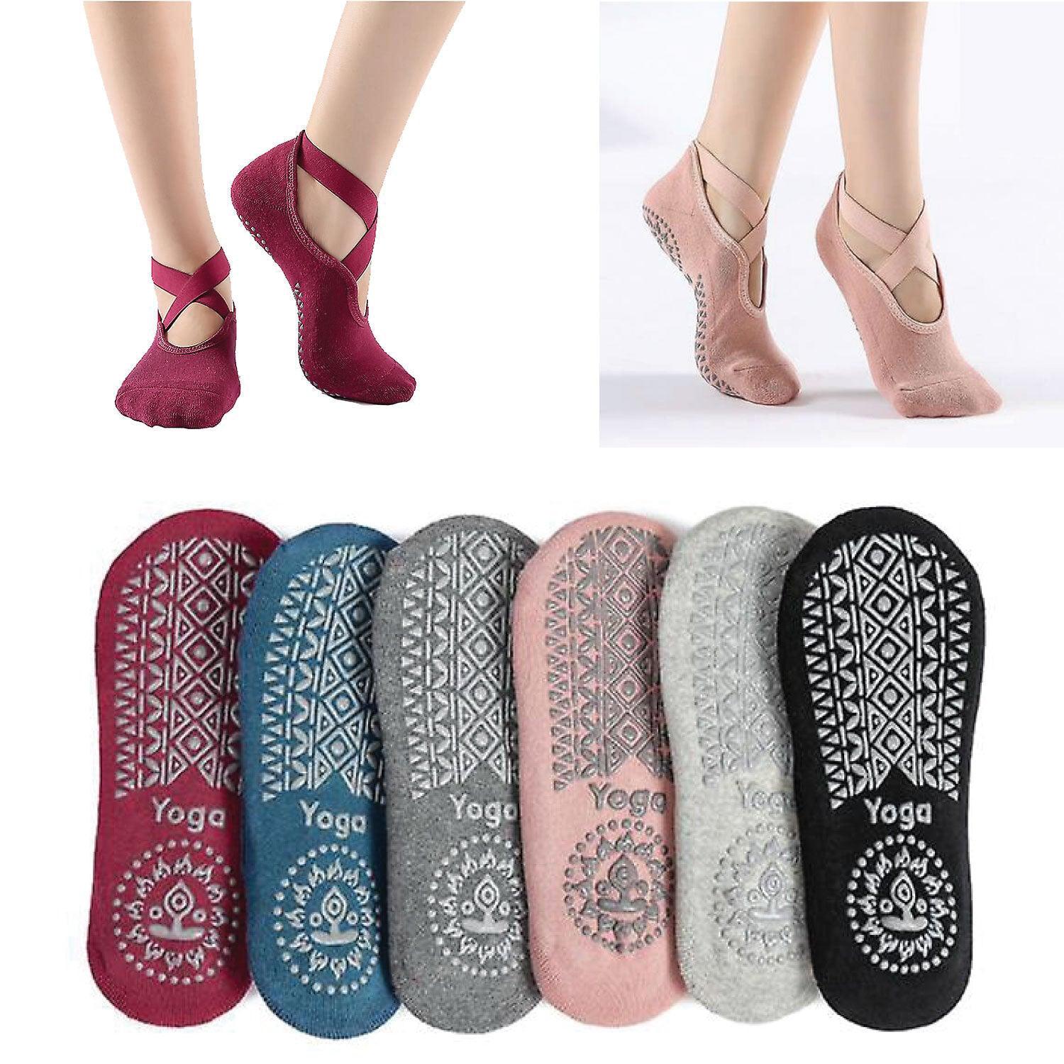 Toeless Yoga Socks 4