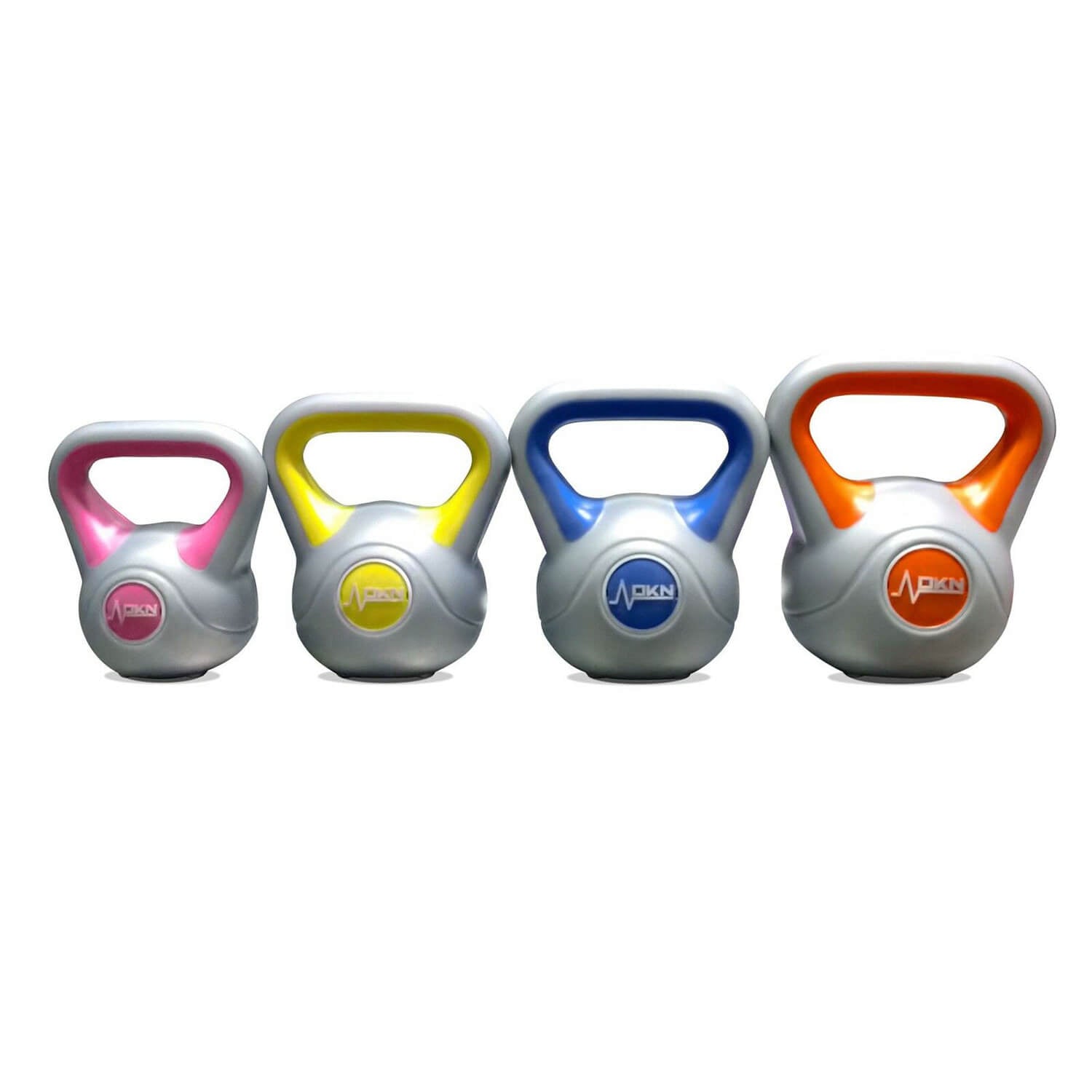 KettleBell Weight Set - Multi-Color Unisex Vinyl KettleBell Weight Set - Maskura -  Get Trendy, Get Fit