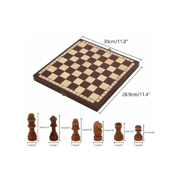 Wooden Chess Set Board 